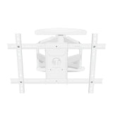 Tilting and swiveling TV bracket for 40"-75" max 100 lbs, white M6L