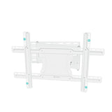 Tilting and swiveling TV bracket for 40"-75" max 150 lbs, white M7L