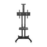 Mobile TV stand for 40"-70" max 100 lbs, black TS1551