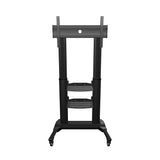 Mobile TV Stand Rolling TV Cart for 40” – 80 inch Screens up to 122 lbs TS2771, Black