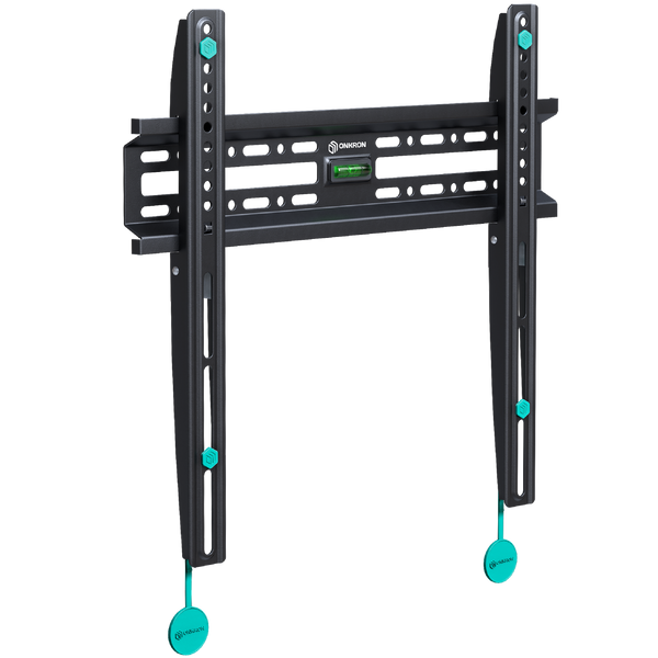 Fixed TV bracket for 32"-65" max 110 lbs, black FM2