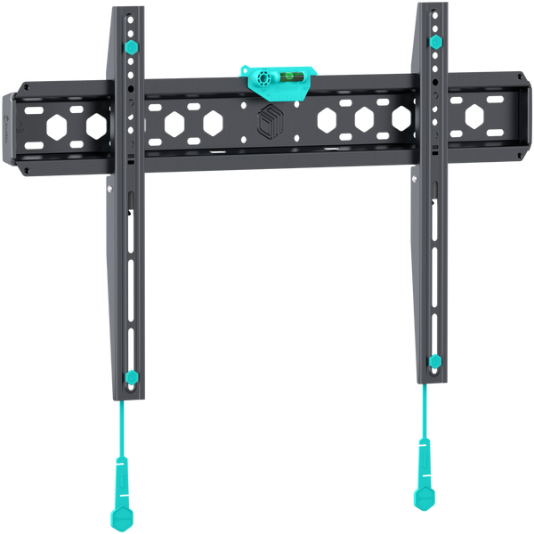 Fixed TV bracket for 43"-85" max 150 lbs, black FM6