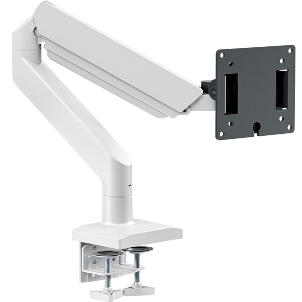 Desk Mount for Monitor 13"-55" max 55 lbs, Tilt-Swivel, with Rotation, White-black G110