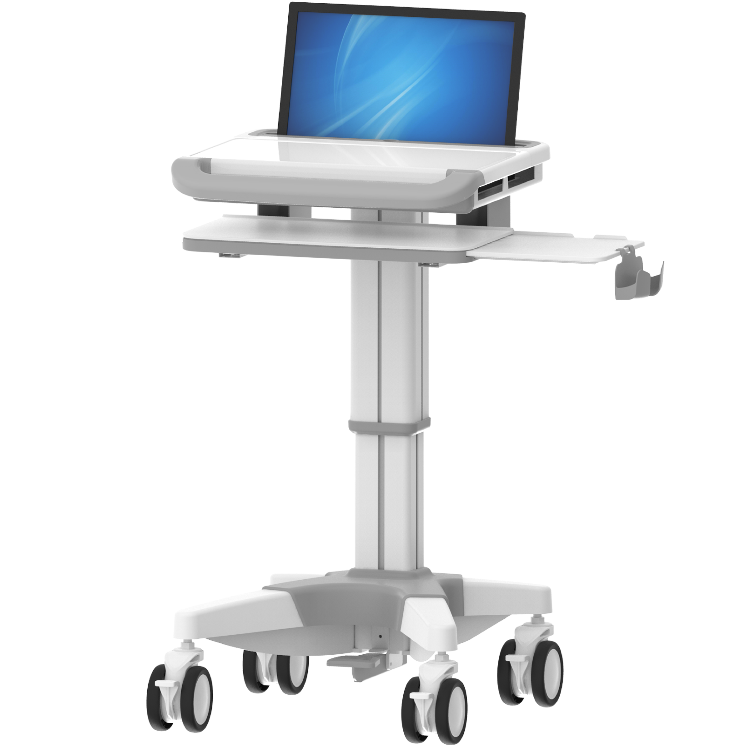 Mobile Medical Computer Stand Medical Rolling Computer Stand