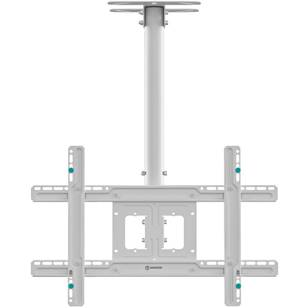 Ceiling mount for TV 32"-80" max 150 lbs, tilt-swivel, white N1L
