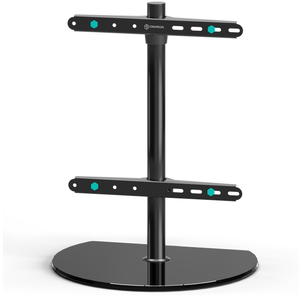 Desktop TV Stand for 32"-65", max 77 lbs, Swivel, Black PT2