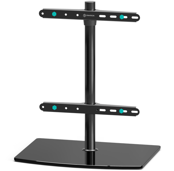 Desktop TV stand 32"-75", max 88.1 lbs, tiltable, black PT3