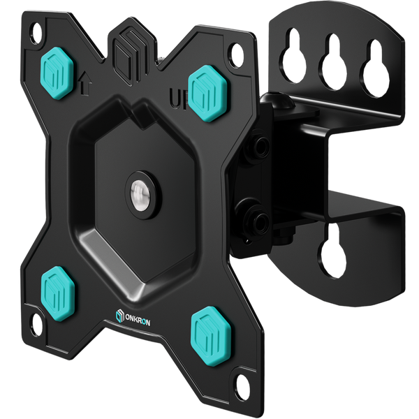 Tilting and swiveling bracket for TV or monitor 10"-35" with rotation max 44 lbs, black R3