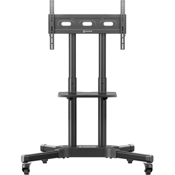 Mobile TV stand for TVs 32"-65", max 110 lbs, black TS1351