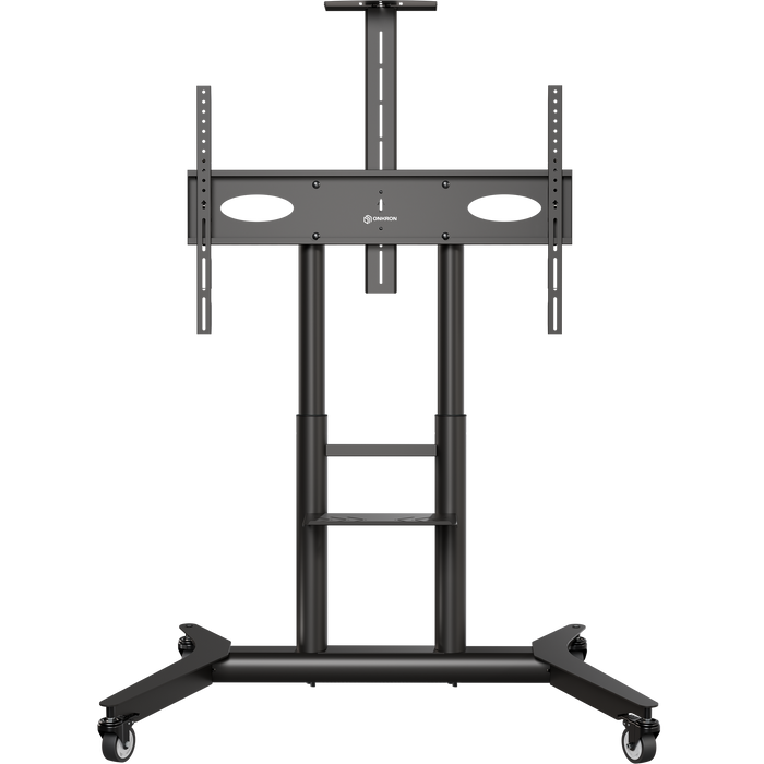 Mobile TV stand for TVs 55"-90", max 198 lbs, black TS1871