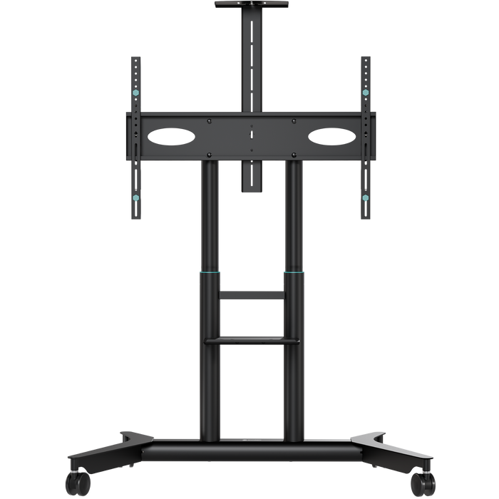 Mobile TV Stand for 55"-90" TVs, max 198 lbs, black TS1871