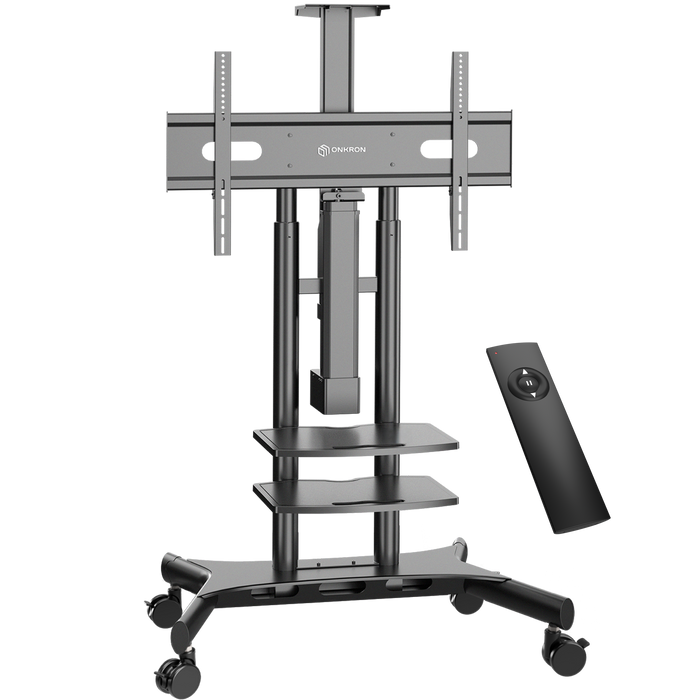 Motorized mobile TV stand 50"-86", max 233 lbs, black TS1881E