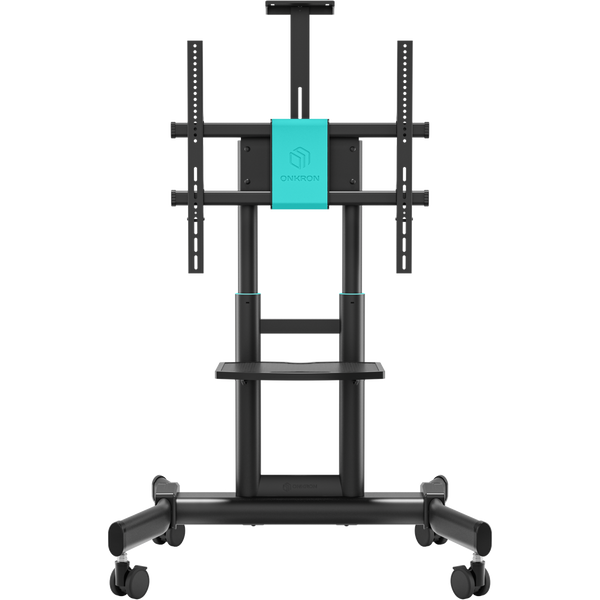 Mobile TV Stand for TVs and Large Screens 50"–90", Max Load 223 lbs, Black TS1881