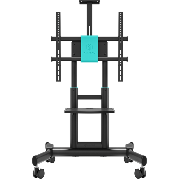 Mobile TV Stand for TVs and Large Screens 50"–90", Max Load 223 lbs, Black TS1881