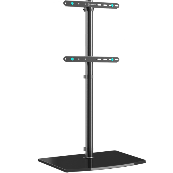 Interior TV stand for 30"-60" max 90 lbs, swivel, black TS5065