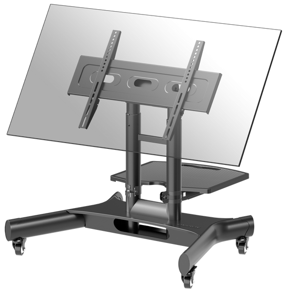 Mobile TV stand for TVs or interactive panels 32"-70", max  99.2 lbs, tiltable, black TS1350