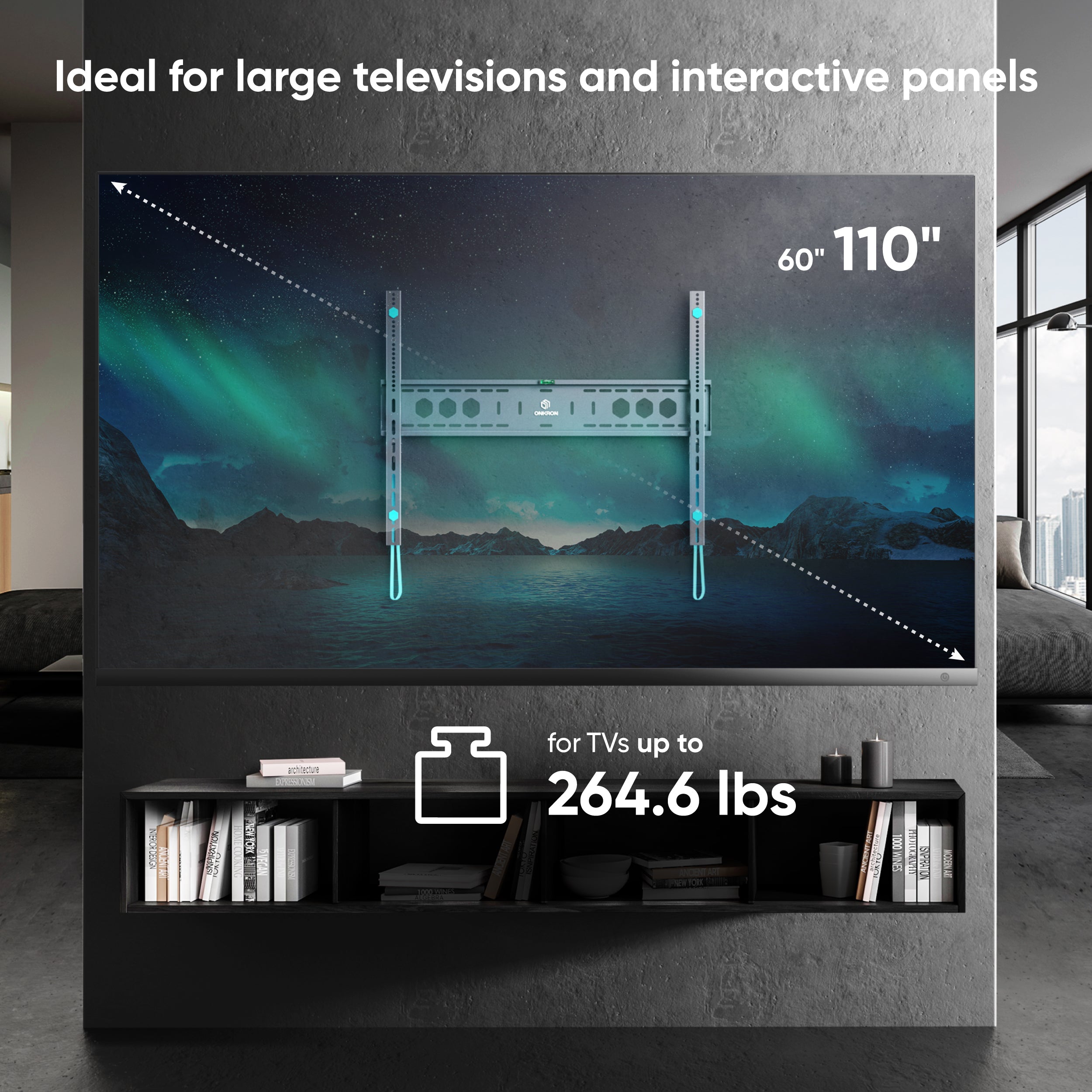Bracket Interactive Fixed bracket for interactive panels or TV 60