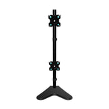 Desk Mount for Two Monitors 13"-34" max 18 lbs, Tilt-Swivel, with Rotation, Black D208FS