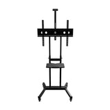 Mobile TV stand for 50"-90" max 198 lbs, tilting, black TS1891