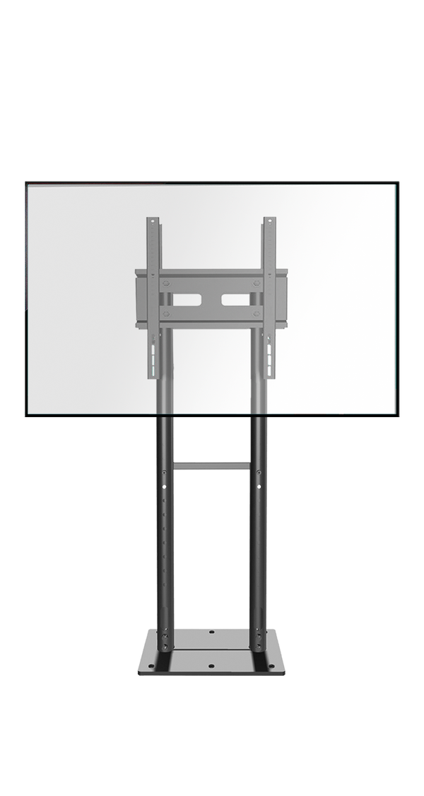 Stationary stand for two screens 40"-70", max 198 lbs, black FPRO2L-20